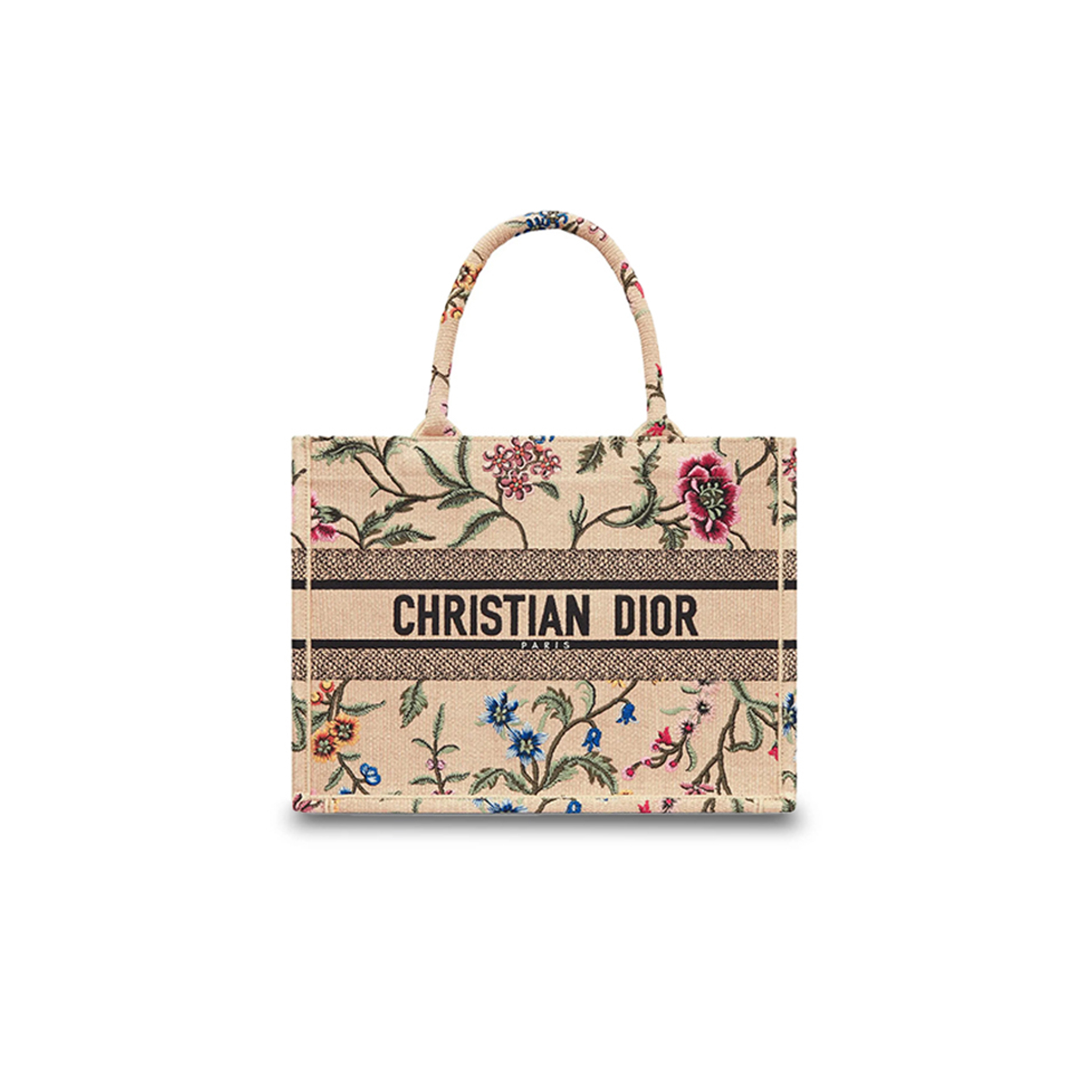 D*or petites fleurs medium book tote m1296zebb-m925 (36*27.5*16.5cm)